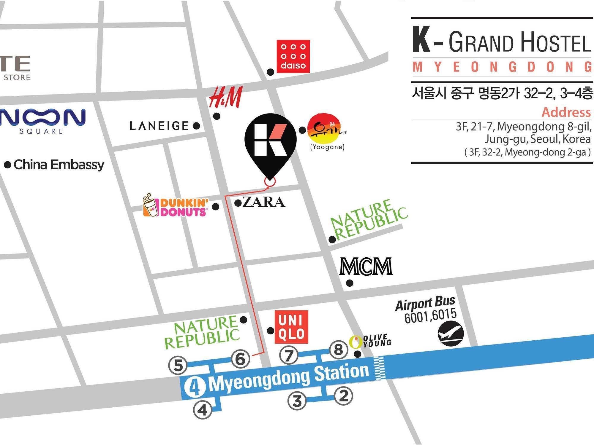 Oyo Hostel Myeongdong 1 Seul Exterior foto